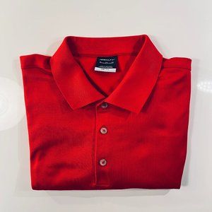 NIKE GOLF DRI-FIT Red Polo Shirt (XL)